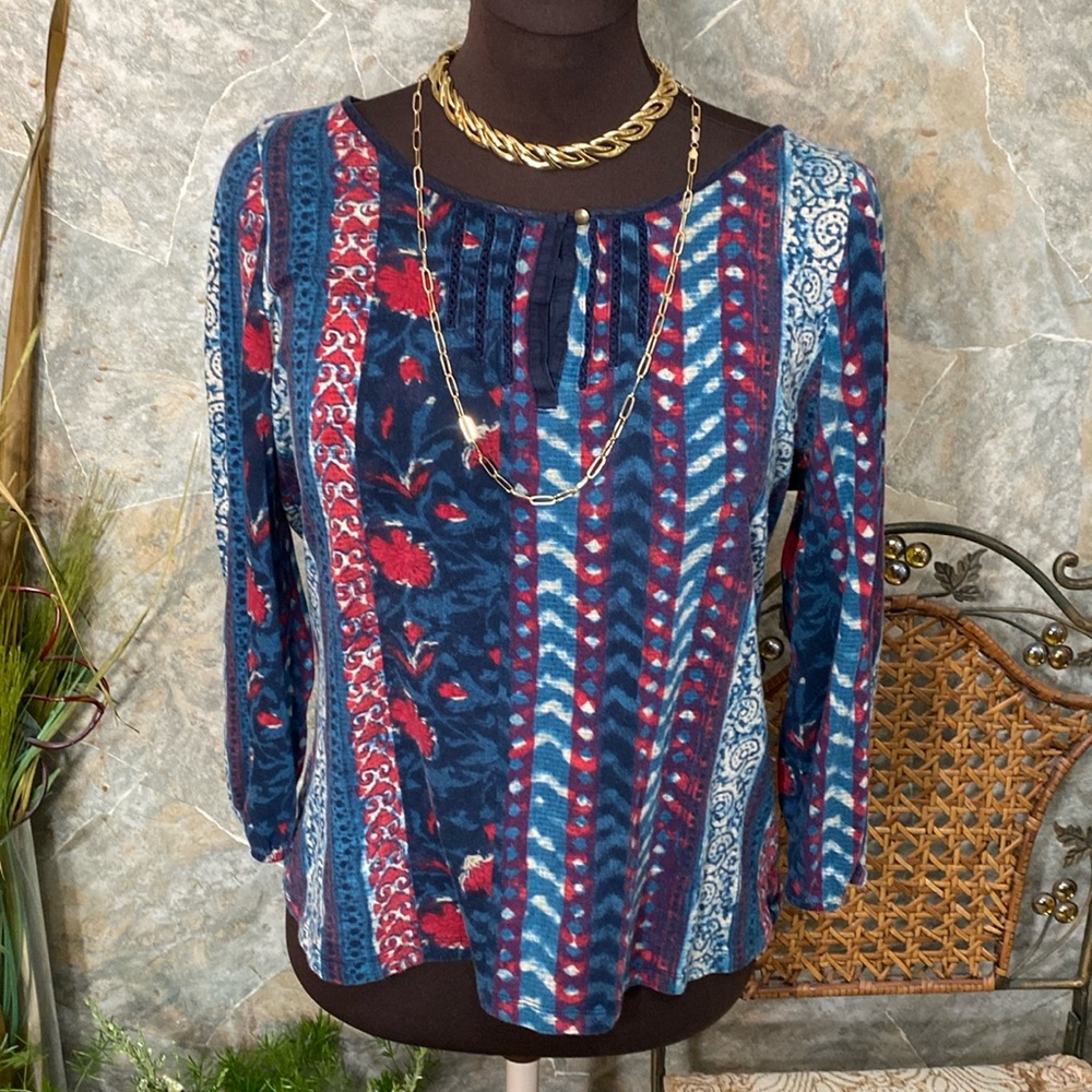 Ralph Lauren shirt top blouse tunic lg.
